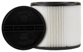 Shop-Vac 9030433 Cartridge Filter, For: Shop-Vac Wet or Dry Vacuums 5 gal and Above, 8 in Dia